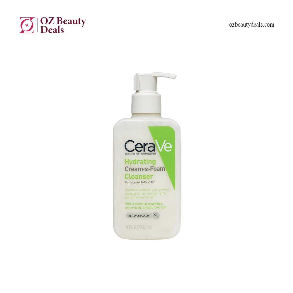 CeraVe Hydrating Cream-to-Foam Cleanser