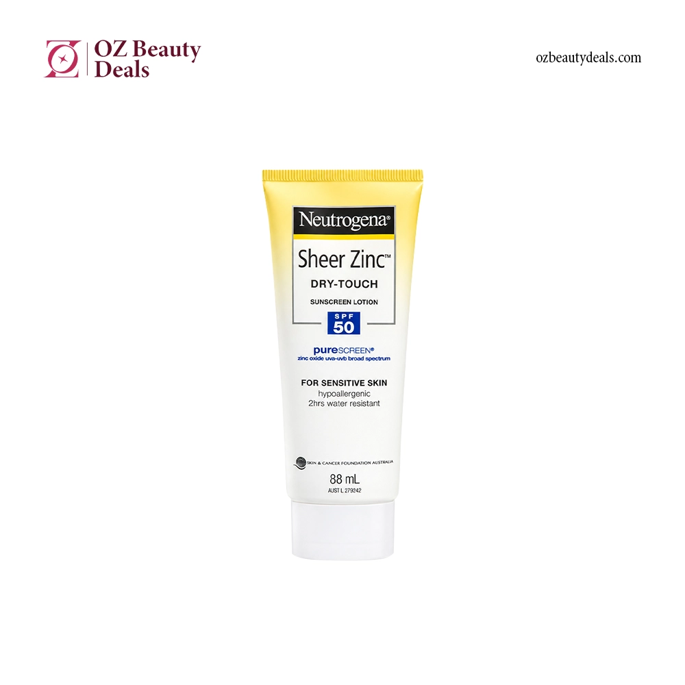 Neutrogena Sheer Zinc Dry-Touch Sunscreen Broad Spectrum SPF 50